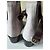 Stivaletti Tod's in pelle marrone e camoscio beige Marrone scuro - vista 5
