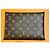 Organizer Pochette Louis Vuitton Marrone Rosa Gold hardware - vista 3