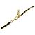 Collana in pelle Chanel ABC346 Nero D'oro - vista 4