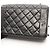 Borsa a Spalla Chanel Matelassé Diana Flap Nero - vista 10