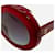 Gafas de sol redondas Chanel rojo burdeos-frambuesa 5489 3N Roja - vista 3