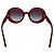 Gafas de sol redondas Chanel rojo burdeos-frambuesa 5489 3N Roja - vista 4