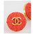 Orecchini XXL corallo 93C di Chanel con logo CC in oro D'oro - vista 5