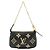 Mini Pochette Empreinte Monogram in Zwei Farben Louis Vuitton Schwarz Beige
