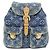 PM Rucksack Monogram Denim Louis Vuitton Blau