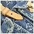 PM Rucksack Monogram Denim Louis Vuitton Blau - Ansicht 4