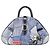 Borsa a mano in denim blu e pelle Christian Dior