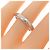 Tiffany & Co Anello Milgrain Tiffany in Platino - vista 4