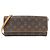 Louis Vuitton Monogram Pochette Twin GM Schultertasche Braun Monogramm