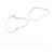 Tiffany & Co Orecchini a cerchio Open Heart di Tiffany Argento - vista 3