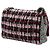 Chanel Rosso Medio CC Tweed Multi Stampa Doppio Flap - vista 2