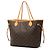 Louis Vuitton Borsa Neverfull MM Monogram Marrone - vista 2