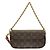Borsa a Spalla Louis Vuitton Monogram Wallet on Chain Ivy M81911 Marrone Monogramma