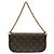 Borsa a Spalla Louis Vuitton Monogram Wallet on Chain Ivy M81911 Marrone Monogramma - vista 2