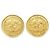 Orecchini a clip dorati Chanel D'oro