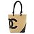 Chanel Cambon Medium Schultertasche Schwarz Beige