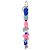 Portachiavi LV Play MP3458 di Louis Vuitton Blu Fuschia