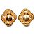 Vintage Chanel vergoldete Clip-Ohrringe Golden - Ansicht 2