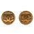 Orecchini a clip placcati in oro con il logo Coco di Chanel D'oro