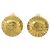 Orecchini a clip dorati Chanel D'oro