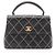 Borsa a mano Chanel Wild Stitch Nero