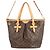 Louis Vuitton Monogram Palermo GM Tote Bag Braun