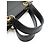 Céline Borsa a spalla in pelle nera Celine Nero - vista 5
