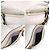 Borsa a Spalla Gucci Sherry Line Chain Bianco - vista 7