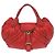 Borsa a mano Fendi x Moncler Spy rossa Rosso