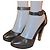 Décolleté Casadei in pelle argento