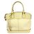 Bolso de mano Lockit Suhali de cuero PM Louis Vuitton Beige