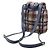 Chanel Tweed-Druck Rucksack Pink Blau - Ansicht 3