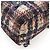 Chanel Tweed-Druck Rucksack Pink Blau - Ansicht 4