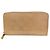 Cartera Zippy Monogram Vernis Louis Vuitton Beige