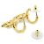 Orecchini a goccia dorati Chanel AB8783 D'oro - vista 3