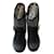 Roberto Cavalli Botas de camurça pretas com studs e fivela Preto  - vista 1
