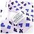 Hermès Bufanda Twilly JEU DE CARTES Hermes 063169S Blanco Azul - vista 3