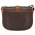 Céline Celine Vintage Macadam Schultertasche aus Canvas und Leder Braun - Ansicht 2