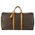 Borsa Keepall Louis Vuitton in tela Monogram 60 Marrone