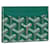 Goyard Saint-Sulpice card wallet Green