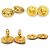 Orecchini a clip in metallo dorato Chanel D'oro - vista 4