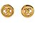 Timeless Orecchini in metallo dorato Chanel Coco Mark D'oro