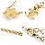 Collana in metallo dorato e bianco Chanel D'oro - vista 4