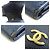 Chanel Navy Leder Dreifach-Brieftasche Marineblau - Ansicht 4