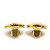 Orecchini a clip in metallo dorato Chanel Coco Mark D'oro - vista 3