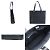 Bolsa horizontal com fivela Anagram Loewe Preto - vista 2