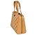 Chanel Wild Stitch Leder Tote Bag Beige - Ansicht 3