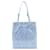 Borsa in satin blu chiaro Prada
