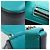 Bolso de Hombro Fendi en Cuero Verde y Azul Marino - vista 3