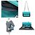 Bolso de Hombro Fendi en Cuero Verde y Azul Marino - vista 5